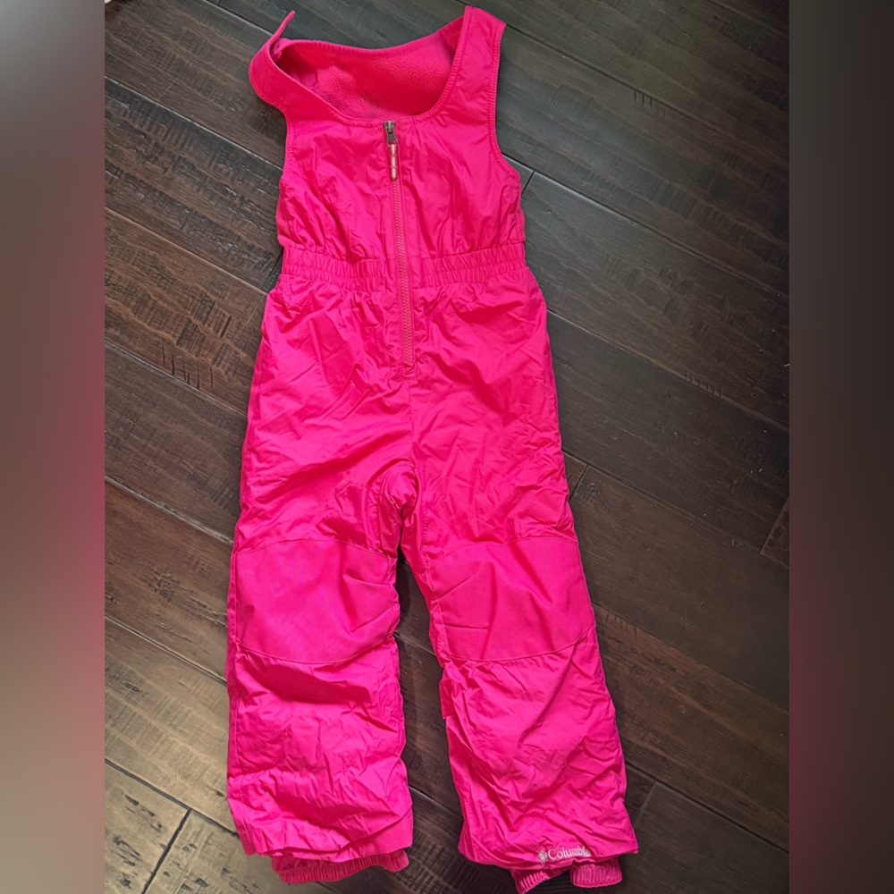 Columbia Vivid Pink Kids Overalls